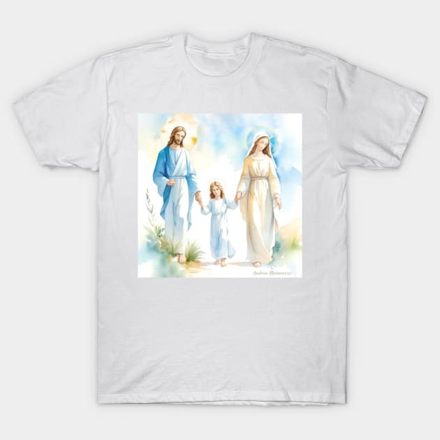 The Holy Family T-Shirt by Andrea Matarazzo